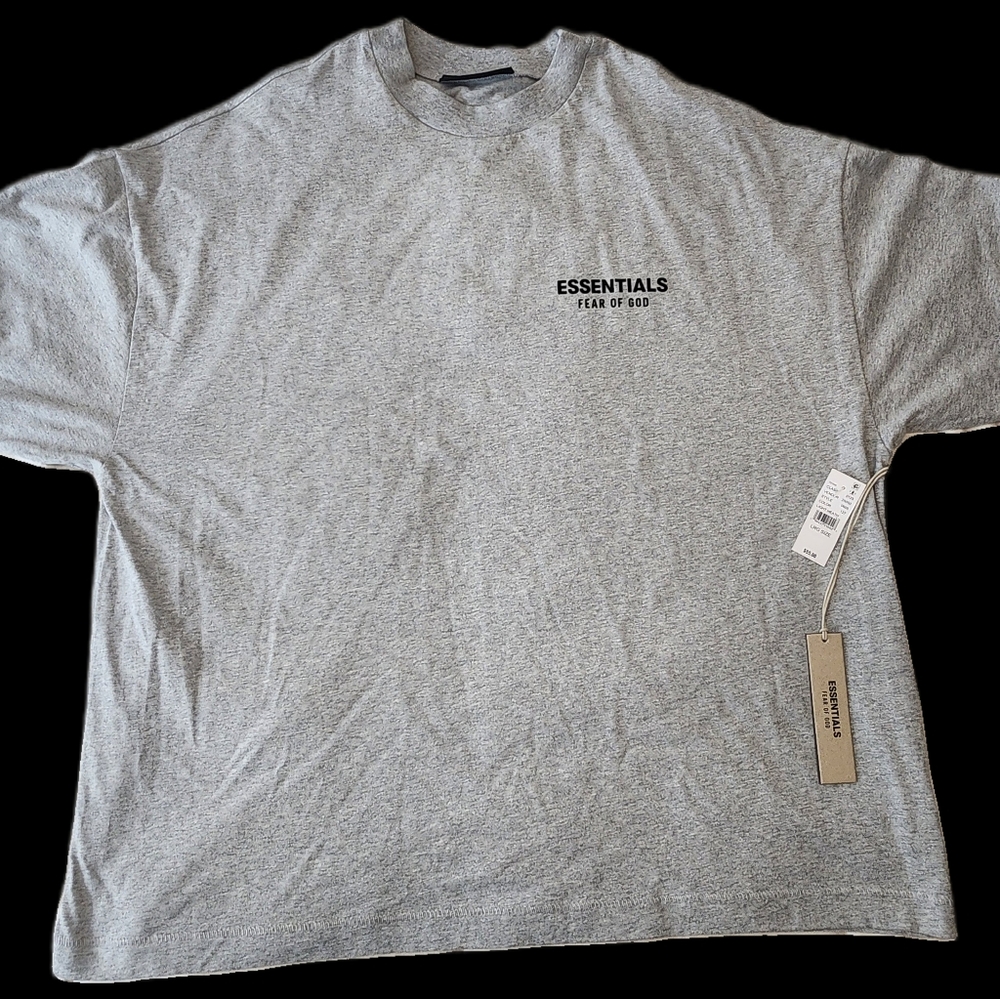 Essentials Gray Crewneck Top